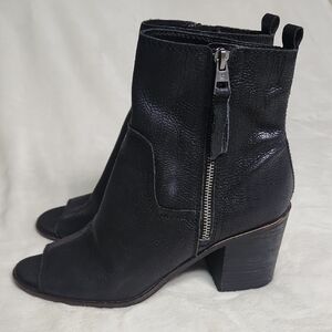 Lucky Brand Heeled Peep Toe Booties